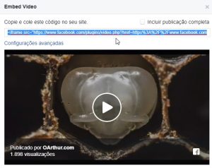 Veja como incorporar seus vídeos do Facebook em seu site