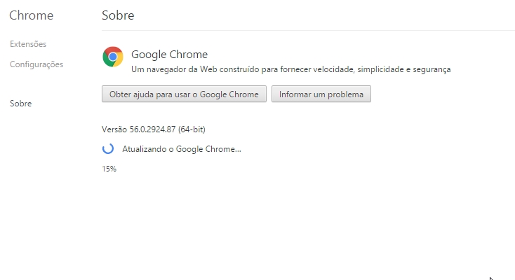 Resolvido o erro 0x80070005 ao atualizar o navegador Google Chrome