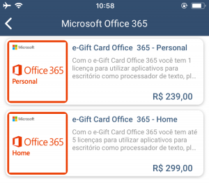 Digio Store: Como comprar um e-gift Card Office