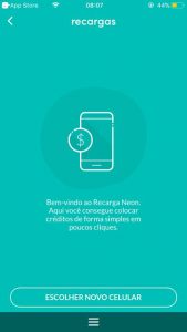 Banco Neon: como realizar recargas no seu celular com o cartão