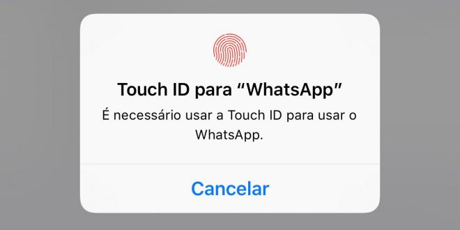 Veja como bloquear o Whatsapp com a digital no iPhone