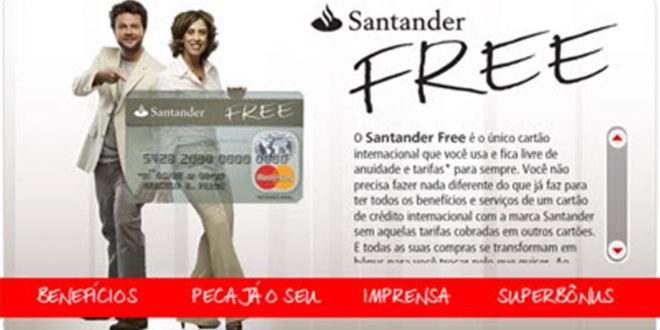 Como antecipar suas faturas do cartão de crédito Santander 