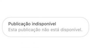 Publicação indisponível: Problema ao enviar áudio no Instagram Direct