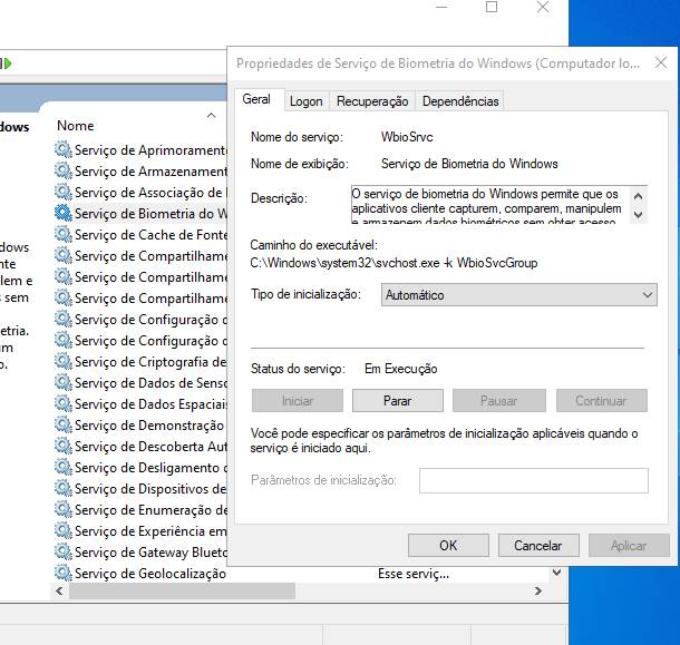[Resolvido] Windows 10 não carrega opções de entrada nas configurações