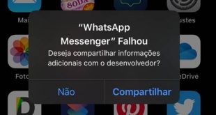 Problema no iPhone: WhatsApp Messenger falhou