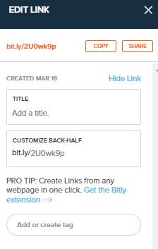 Bit ly encurtador de URLs: como usar em menos de 1 minuto