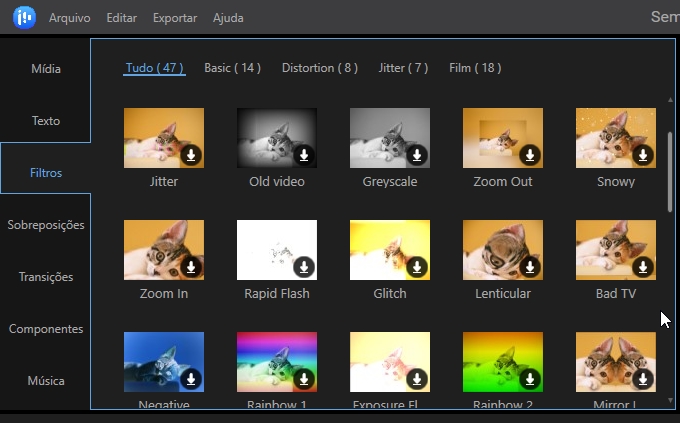Software de edição de vídeo no PC da EaseUs